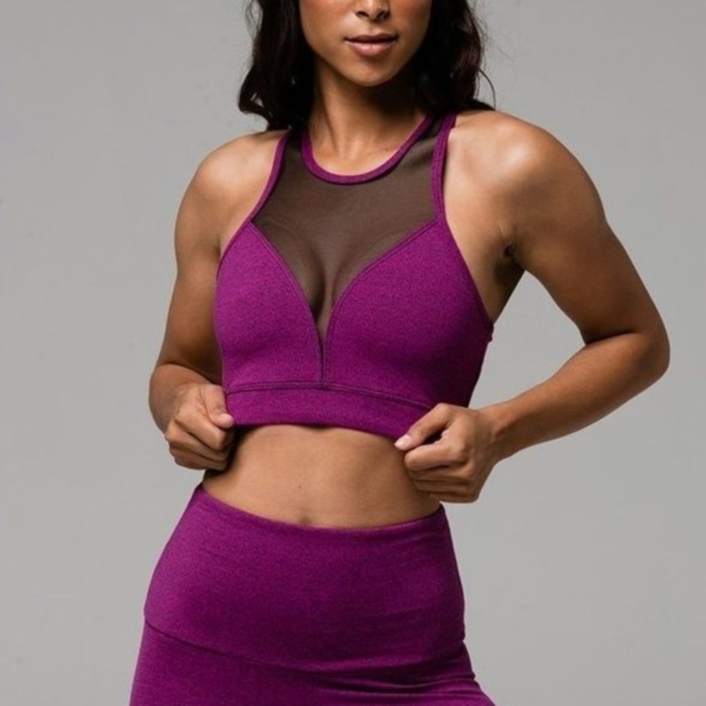 Onzie High Neck Yoga Racer Back Bra